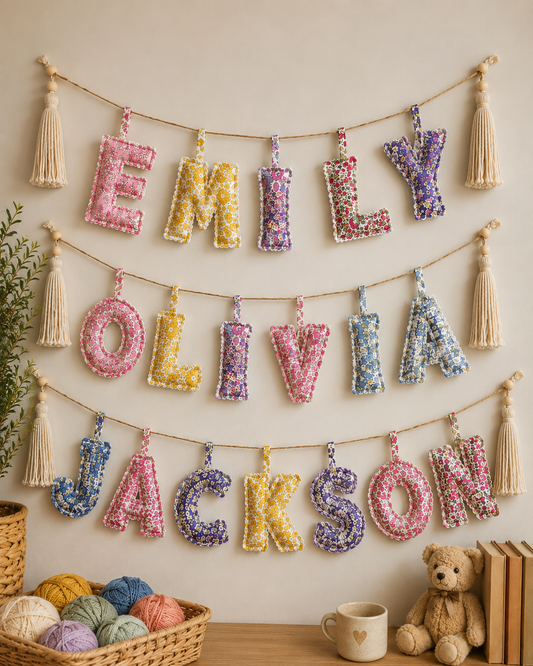 Alphabet Letters Sewing Patterns + Video Tutorial